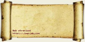 Joakim Župac vizit kartica